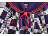 Great Quality Baby Girls Knitted Plaid Sweaters Dresses Spring Autumn Girl Long Sleeve Princess Dress Kids College Style Knitting Dress 2-7 Years