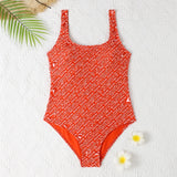 Designer Swimwear Bikini Women's Swimsuits Women One-Piece Swimsuit  Fashion Swimming Outdoor Beach Vacation Sexy Swimwear FF