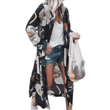 New designer Est Womens Loose Blouses Summer Chiffon Shawl Kimono Long Sleeve Cardigan Sun Protection Tops