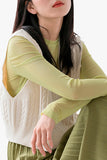 themeisles Transparent Silk Mesh Long Sleeve For Women