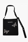 themeisles Y2K Aesthetic Glow in the Dark Butterfly Tote Bag