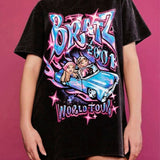 themeisles Y2K Aesthetic T-Shirt Bratz World Tour