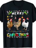 themeisles Men's T shirt Tee Funny T Shirts Animal Graphic Prints Chicken Round Neck A B C D F 3D Print Daily Holiday Short Sleeve Print Clothing Apparel Cute Designer Cartoon Casual