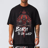 themeisles Born To Be Wild Men's Short Sleeve T-shirt