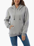 themeisles Women's Hoodie Sweatshirt Pullover Sherpa Fleece Teddy Front Pocket Pink Yellow Light Grey Solid Color Plain Casual Hoodie Long Sleeve Fleece S M L XL 2XL 3XL