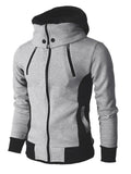 themeisles Men's Hooded Zipper Casual Sports Jacket