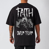 themeisles Faith Over Fear Men's Short Sleeve T-shirt