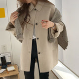 themeisles Wool Long Thick Popular Woolen Coat Women