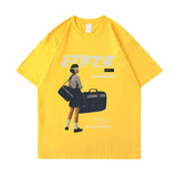 themeisles Aidase   Hip Hop Streetwear Harajuku T Shirt Girl Japanese Kanji Print Tshirt Men Summer Short Sleeve T-Shirt Cotton Loose Tops Tees