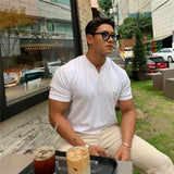 themeisles Aidase New Arrived V neck short sleeve men t shirt Slim Fit t-shirt men Skinny casual summer tshirt camisetas hombre M-3XL