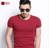 themeisles Aidase  New Men V-neck T Shirt 6 colors Fitness Mens T-shirts V neck Man T-shirt For Male Clothing Tshirts M-4XL Tops o-neck Tees