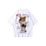 themeisles Aidase Hip Hop Tee Oversize T Shirt Streetwear Cartoon Letter Print T-Shirt Harajuku Cotton Summer Short Sleeve Tshirt Men