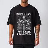 themeisles Consider Choosing Violence Men's Short Sleeve T-shirt