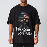 themeisles Freedom Isn't Free Men's Short Sleeve T-shirt