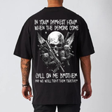 themeisles In Your Darkest Hour When The Demons Come Men's Short Sleeve T-shirt