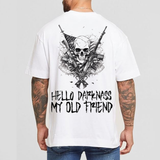 themeisles Hello Darkness My Old Friend Men's Short Sleeve T-shirt