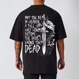 themeisles May You Be in Heaven A Full Half Hour Before The Devil Knows You're Dead Men's Short Sleeve T-shirt