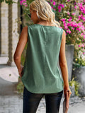 themeisles Temperament Women's Hot Collar Sleeveless Tops Fashion