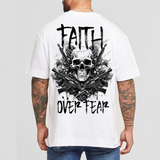 themeisles Faith Over Fear Men's Short Sleeve T-shirt