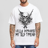 themeisles Hello Darkness My Old Friend Men's Short Sleeve T-shirt