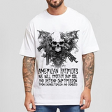 themeisles American Patriots We Will Protect Our Soil Men's Short Sleeve T-shirt