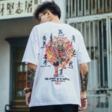 themeisles Hip Hop T Shirt Men Snake Ghost T-shirt Harajuku Streetwear Tshirt Short Sleeve Summer Tops Tee HipHop Back Printed S-5XL