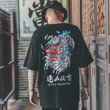 themeisles Hip Hop T Shirt Men Snake Ghost T-shirt Harajuku Streetwear Tshirt Short Sleeve Summer Tops Tee HipHop Back Printed S-5XL