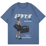 themeisles Hip Hop Streetwear Harajuku T Shirt Girl Japanese Kanji Print Tshirt Men Summer Short Sleeve Cotton Loose oversized T-Shirt